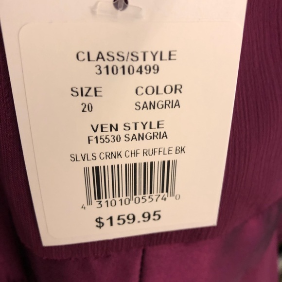 Sale! Davids Bridal Bridesmaids Dress, NWT - Picture 3 of 4